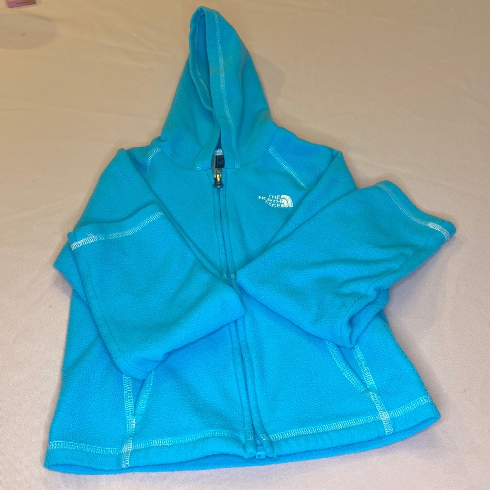 The North Face Girls Fleece Jacket XXS Lightweight Spring